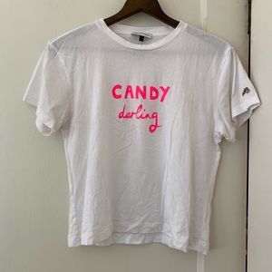 Bella Freud candy darling short sleeve tee one size